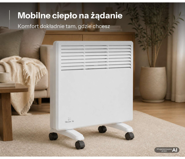 Mission Air Grzejnik konwektorowy MIAMI 1000W - 1590285 - zdjęcie 10